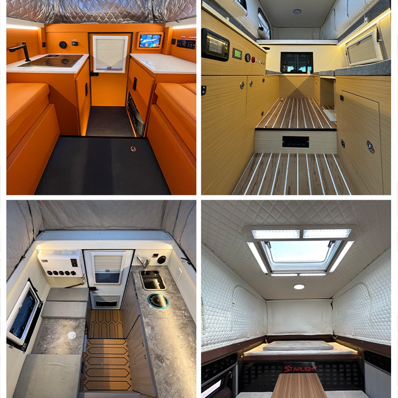 Pop up Truck Camper Soft Side | Aluminum Truck Bed Camper for F150 Hilux Silverado thumbnail 5