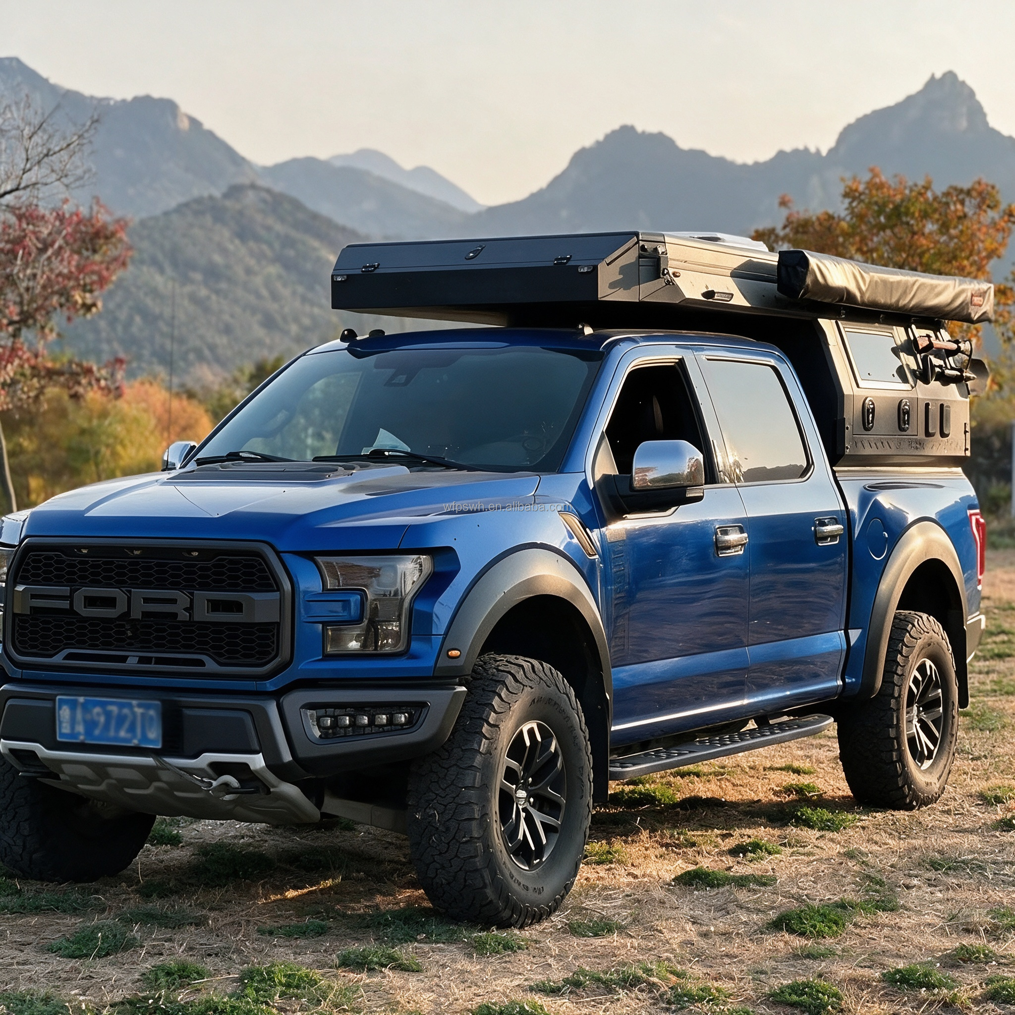 Aluminum Shell Soft Side Truck Camper Pop up | Durable Slide in Camper for Pickup Trucks